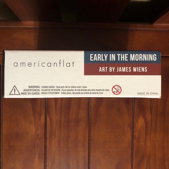 1000 Puzzle American Flat by James Wiens Early In The Morning - Picture 2 of 4